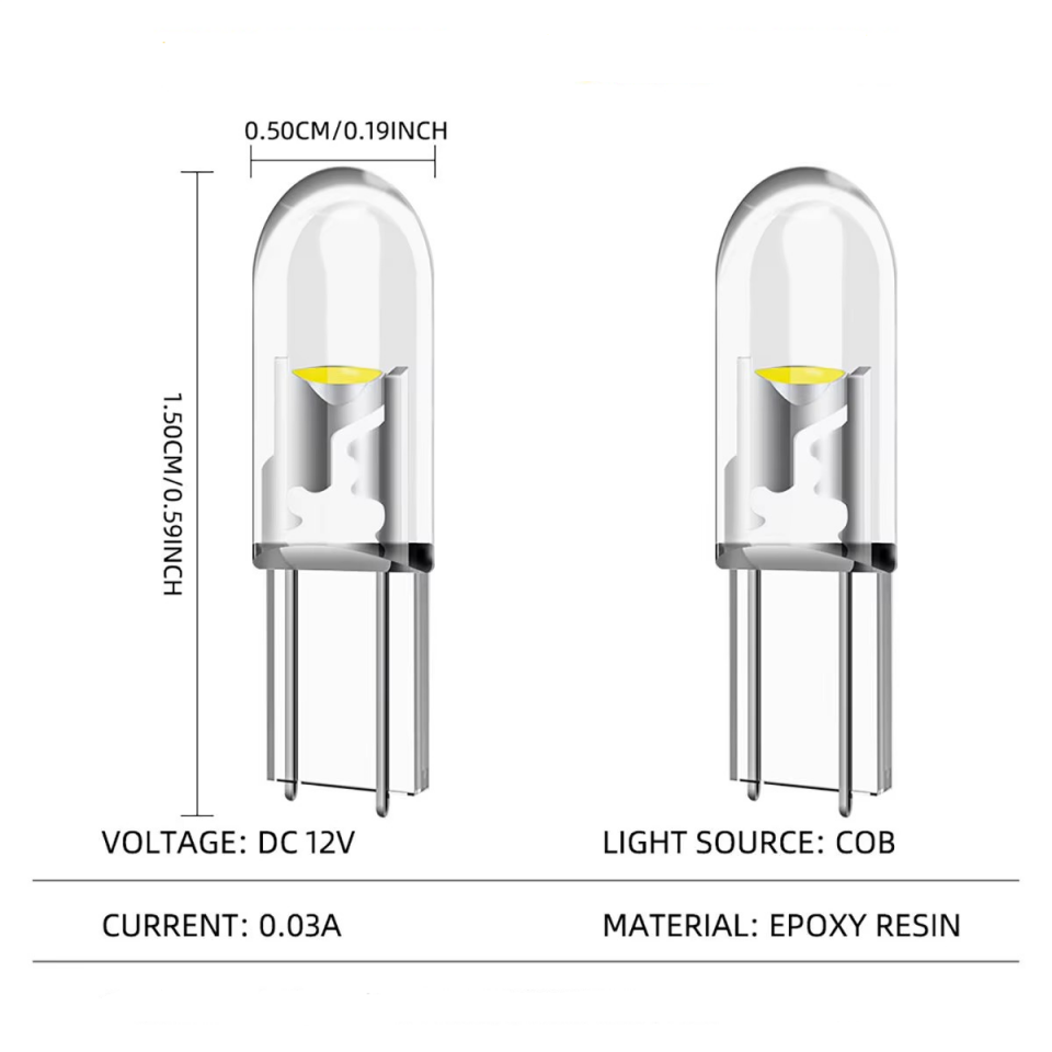 T5 Led Ampul Gösterge Ampulü (5 Adet)